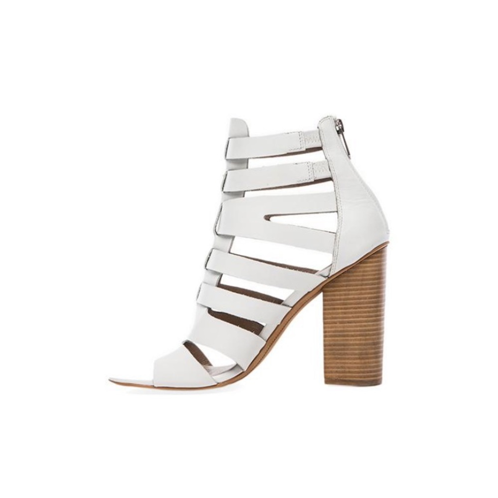 White sam edelman yazmine heels